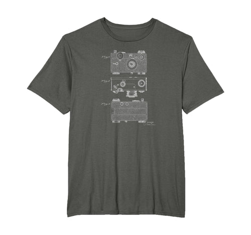 Argus Camera Diagram Mechanical T-Shirt - Graphic Print Unisex - T-Shirt, Sweatshirt, Hoodie
