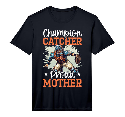 Mens Baseball Catcher Mama Best Mom T-Shirt - Novelty Apparel Men Women - T-Shirt, Sweatshirt, Hoodie