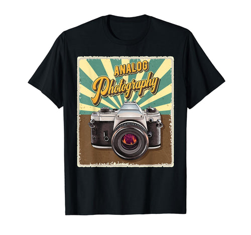 Nostalgia Analog Photography Camera T-Shirt - Graphic Print Men Women - T-Shirt, Sweatshirt, Hoodie