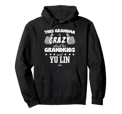 Grandma Crazy Yu Lin Prospect Baseball Hoodie - Trendy Graphic for Adults - T-Shirt, Sweatshirt, Hoodie