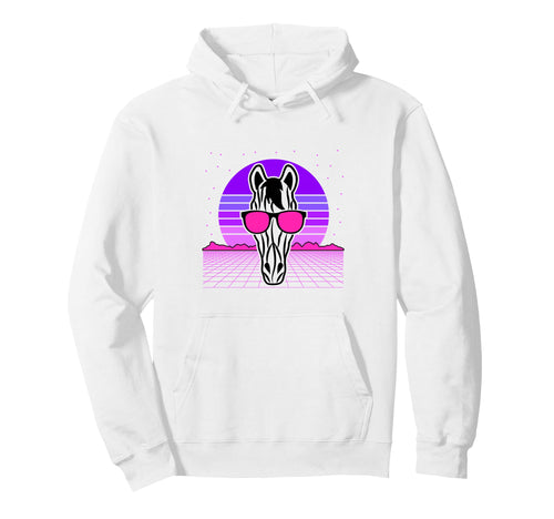 Aesthetic Vaporwave Outfits Zebra Hoodie - Streetwear Style for Adults - T-Shirt, Sweatshirt, Hoodie