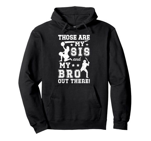 Baseball And Cheer Brother Baseball Hoodie - Fun Novelty Design Unisex - T-Shirt, Sweatshirt, Hoodie