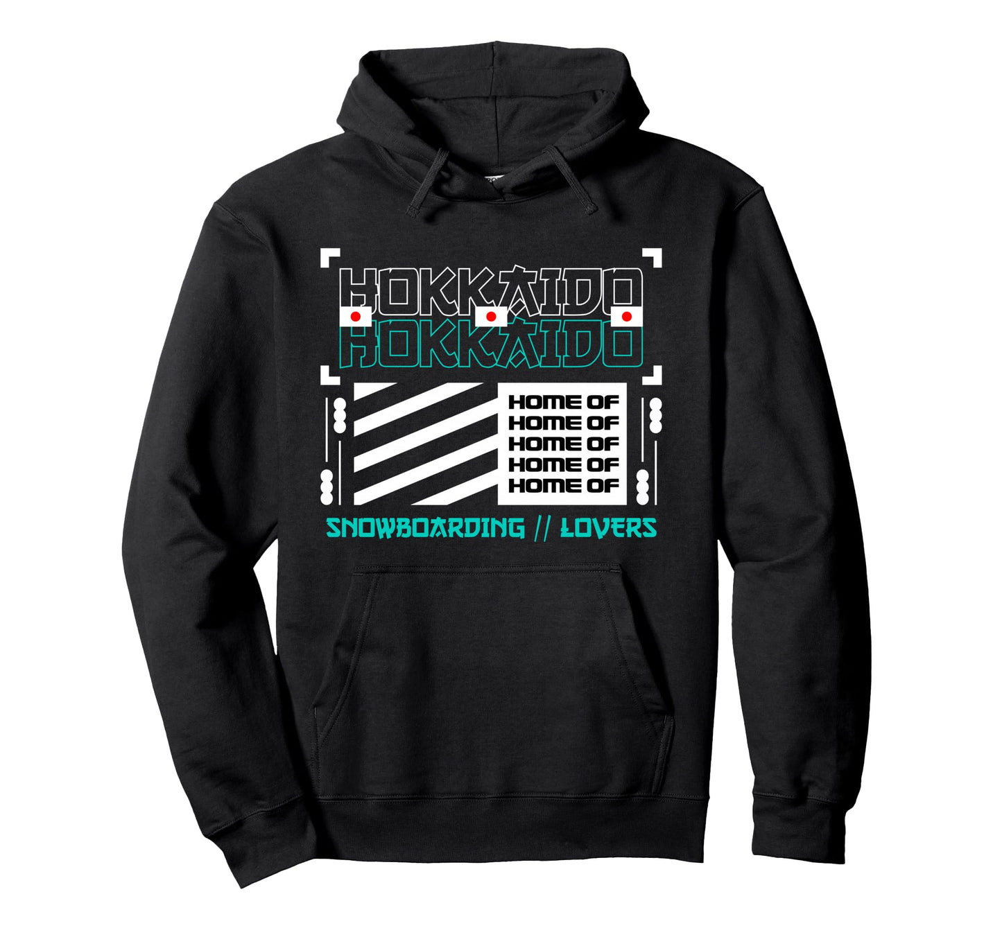 Hokkaido Snowboard Japan Anime Aesthetic Hoodie - Trendy Graphic Unisex - T-Shirt, Sweatshirt, Hoodie