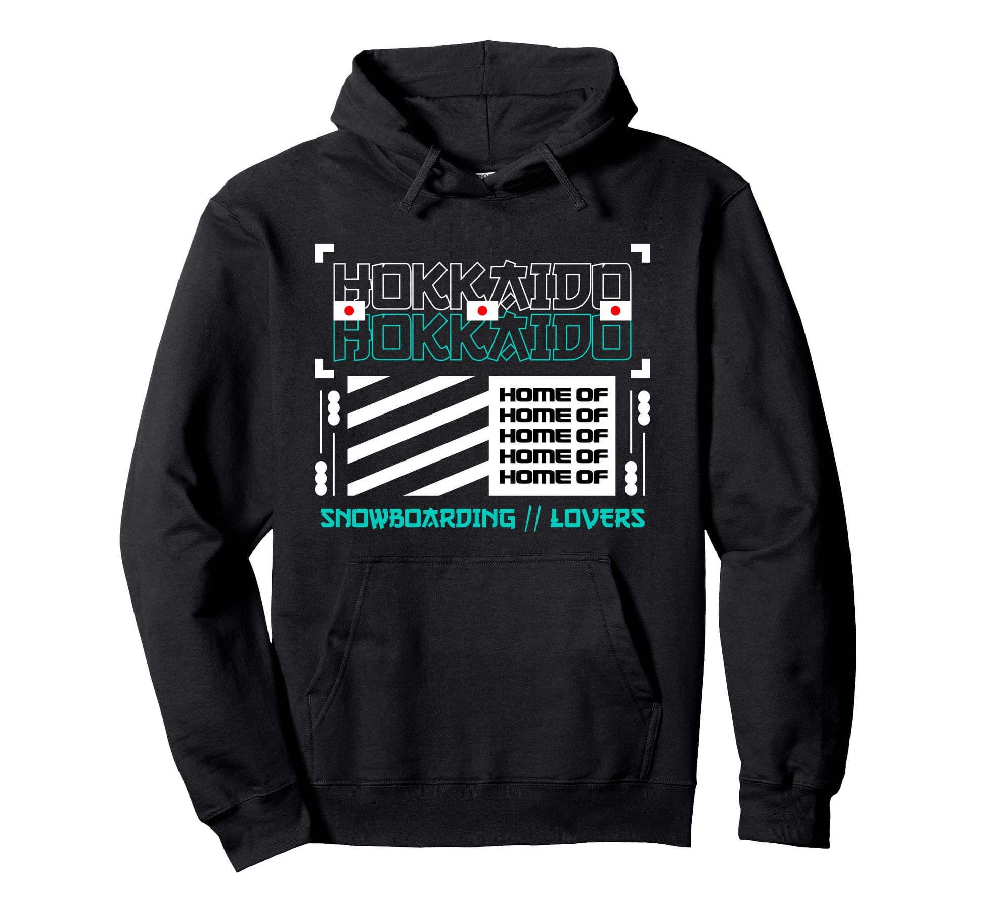 Hokkaido Snowboard Japan Anime Aesthetic Hoodie - Trendy Graphic Unisex - T-Shirt, Sweatshirt, Hoodie