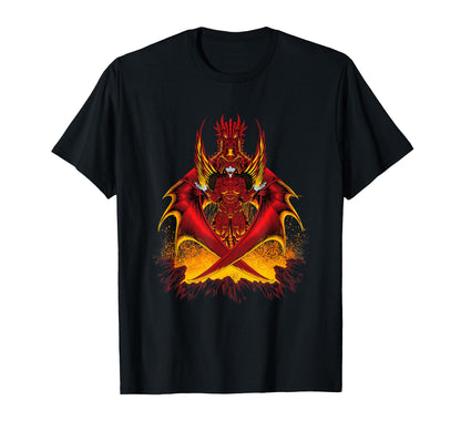 Mecha Samurai Dragon Aesthetic Edgy T-Shirt - Custom Art Print for Adults - T-Shirt, Sweatshirt, Hoodie