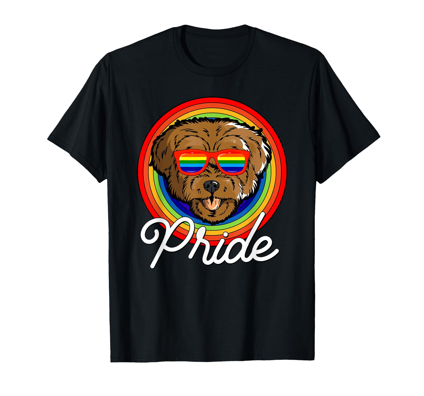 Havanese Lgbt Pride Dog Rainbow T-Shirt - Unique Graphic for Adults - T-Shirt, Sweatshirt, Hoodie