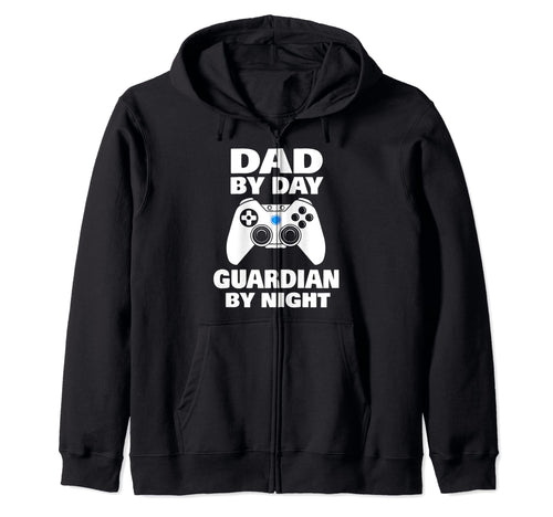 My Dad Day Guardian Night Gamer Co Hoodie - Graphic Print Men Women - T-Shirt, Sweatshirt, Hoodie
