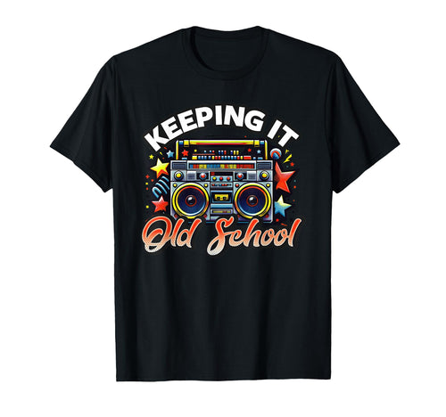 80S And 90S Hip Hop And Rock Boombox T-Shirt - Aesthetic Graphic Unisex - T-Shirt, Sweatshirt, Hoodie