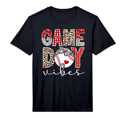 Game Day Vibes Baseball Game Day T-Shirt - Unique Graphic Men Women - T-Shirt, Sweatshirt, Hoodie