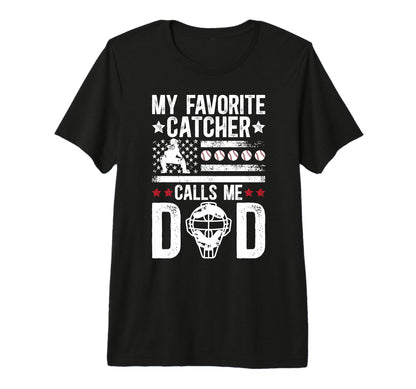 Mens My Favorite Baseball Catcher T-Shirt - Aesthetic Graphic Men Women - T-Shirt, Sweatshirt, Hoodie