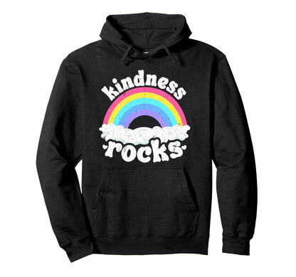 Anti Bullying Hippie Teacher Rainbow Hoodie - Trendy Graphic Men Women - T-Shirt, Sweatshirt, Hoodie