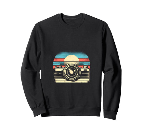 Camera Sunset Sweatshirt - Minimalist Print Men Women - T-Shirt, Sweatshirt, Hoodie