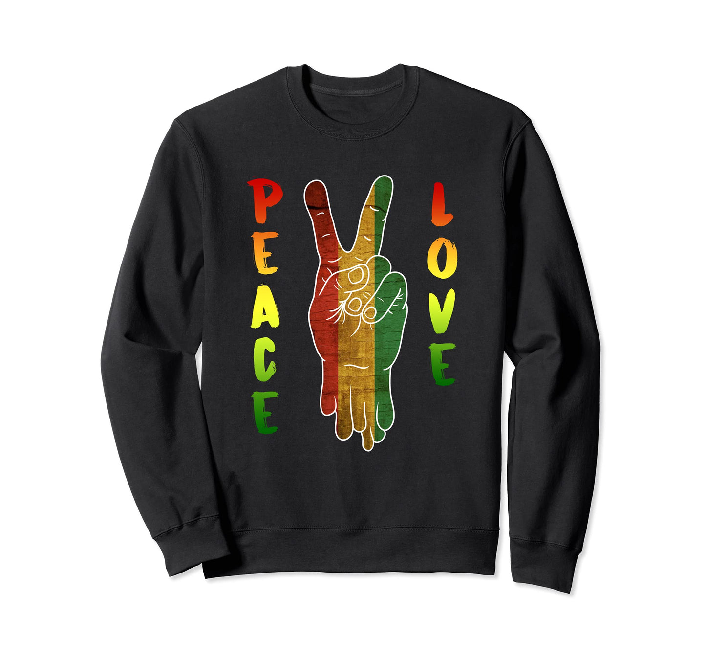 Jamaica Reggae Music Rasta Pride Sweatshirt - Casual Everyday Wear Unisex - T-Shirt, Sweatshirt, Hoodie