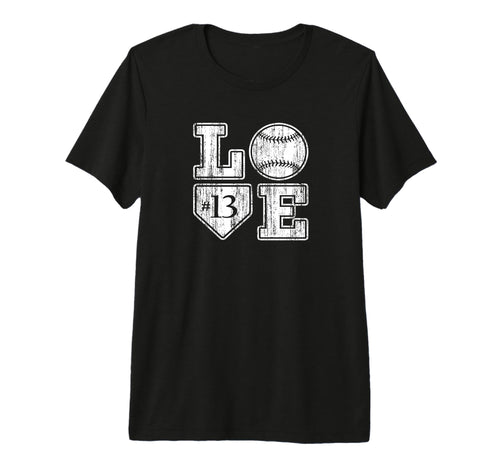 Love Baseball Softball Mom Distressed T-Shirt - Custom Art Print Men Women - T-Shirt, Sweatshirt, Hoodie