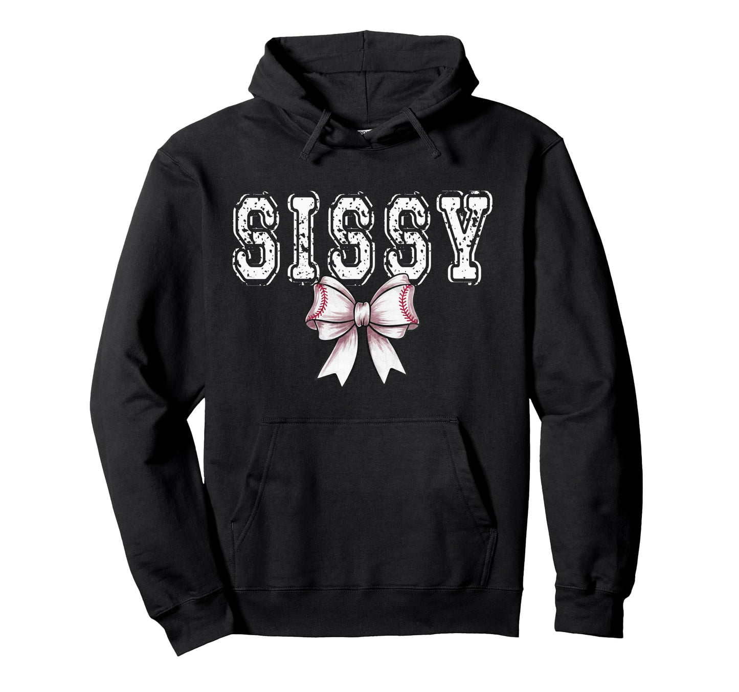 Coquette Baseball Sissy Spirit Hoodie - Casual Everyday Wear Men Women - T-Shirt, Sweatshirt, Hoodie