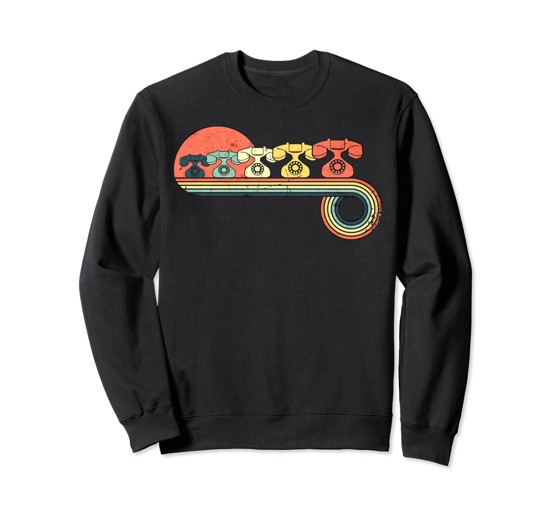 Phone Sunset Rainbow Sweatshirt - Graphic Print Unisex - T-Shirt, Sweatshirt, Hoodie
