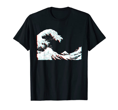 Great Wave Off Kanagawa Art Aesthetic T-Shirt - Trendy Graphic for Adults - T-Shirt, Sweatshirt, Hoodie