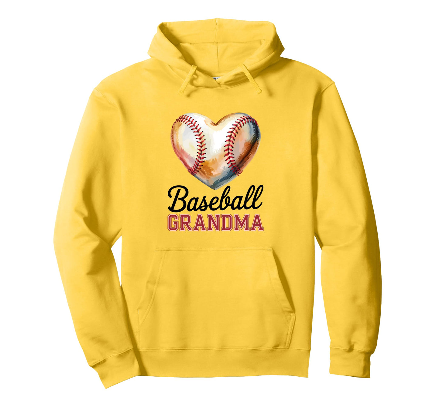 Baseball Grandma Hoodie - Minimalist Print for Adults - T-Shirt, Sweatshirt, Hoodie