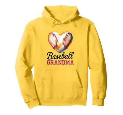 Baseball Grandma Hoodie - Minimalist Print for Adults - T-Shirt, Sweatshirt, Hoodie