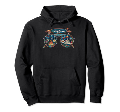 Campfire Shenanigans Boho Hippie Hoodie - Novelty Apparel Men Women - T-Shirt, Sweatshirt, Hoodie