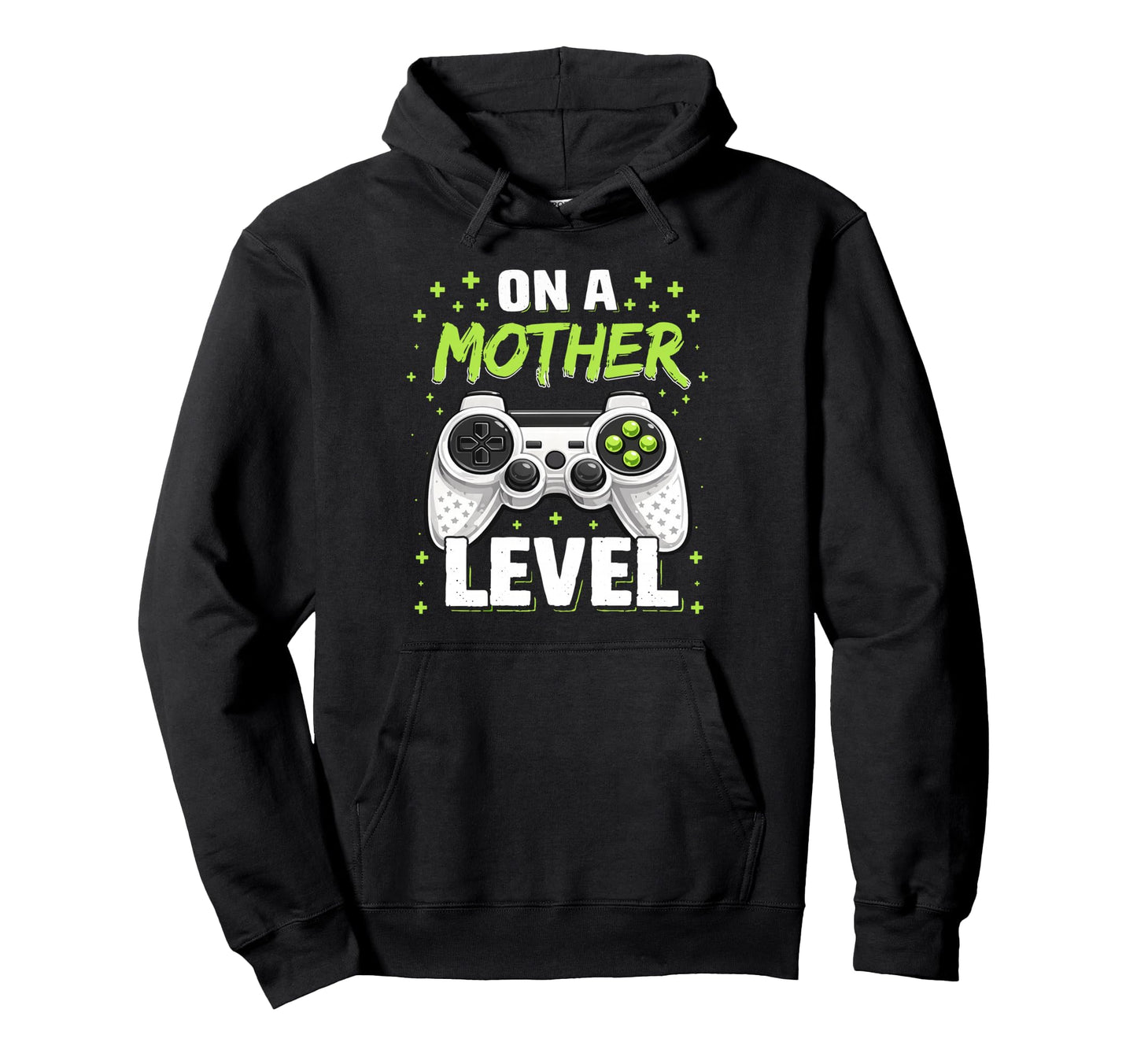 Funny Mother Level Mom Gamer Gaming Hoodie - Trendy Graphic for Adults - T-Shirt, Sweatshirt, Hoodie
