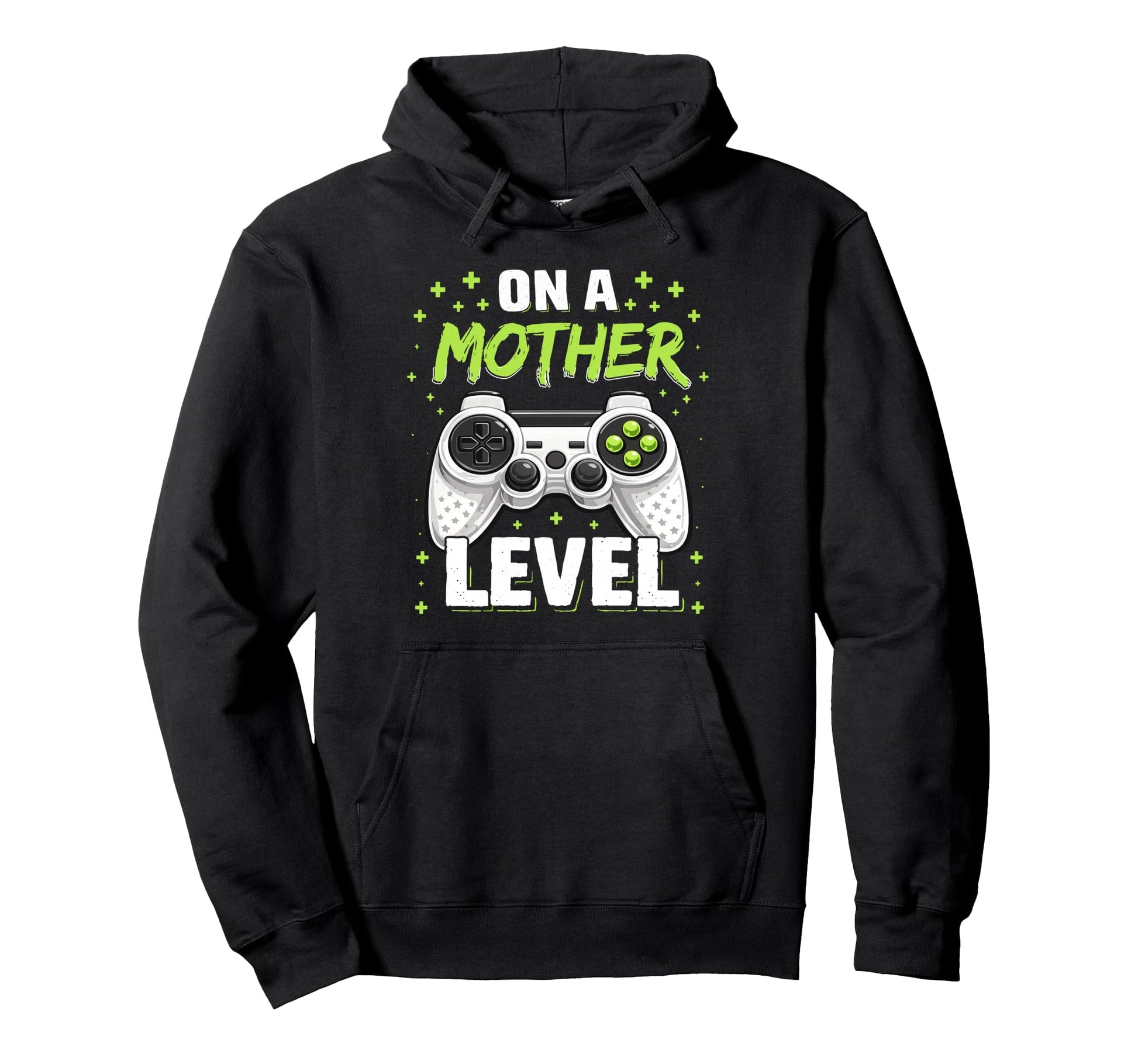 Funny Mother Level Mom Gamer Gaming Hoodie - Trendy Graphic for Adults - T-Shirt, Sweatshirt, Hoodie
