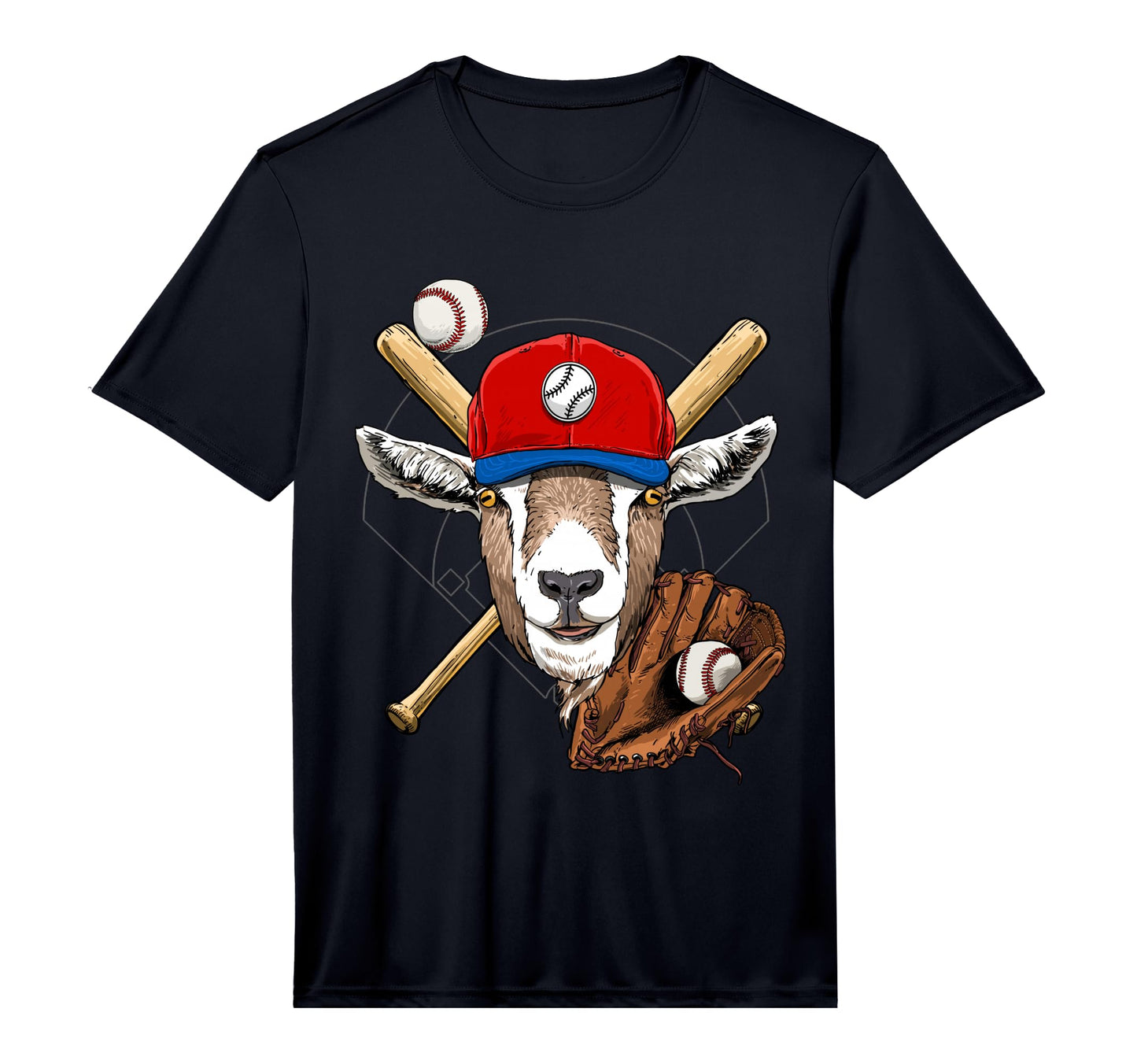 Baseball Player Goat Lover Pitcher T-Shirt - Streetwear Style Men Women - T-Shirt, Sweatshirt, Hoodie