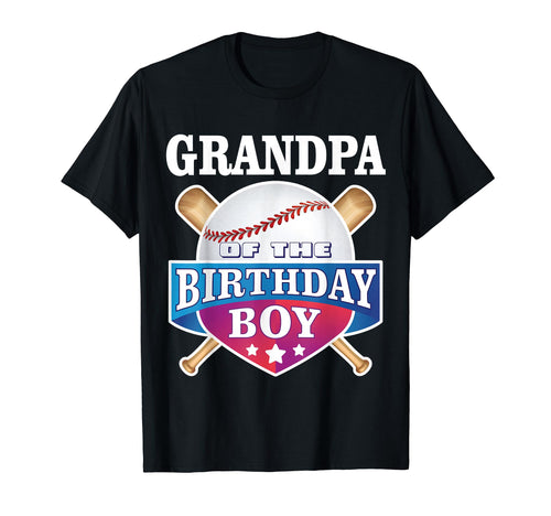 Grandpa Birthday Baseball Bday T-Shirt - Aesthetic Graphic for Adults - T-Shirt, Sweatshirt, Hoodie