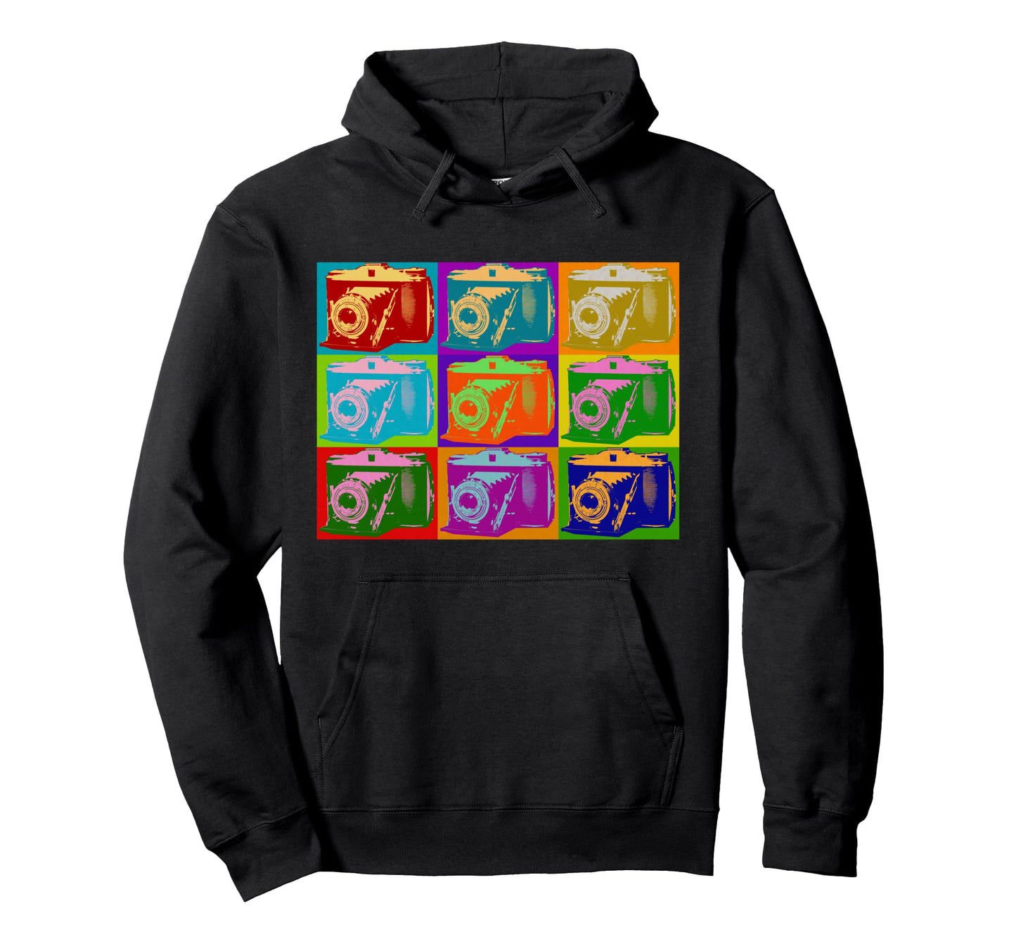 Camera Pop Art Photographer Graphics Film Hoodie - Graphic Print Unisex - T-Shirt, Sweatshirt, Hoodie