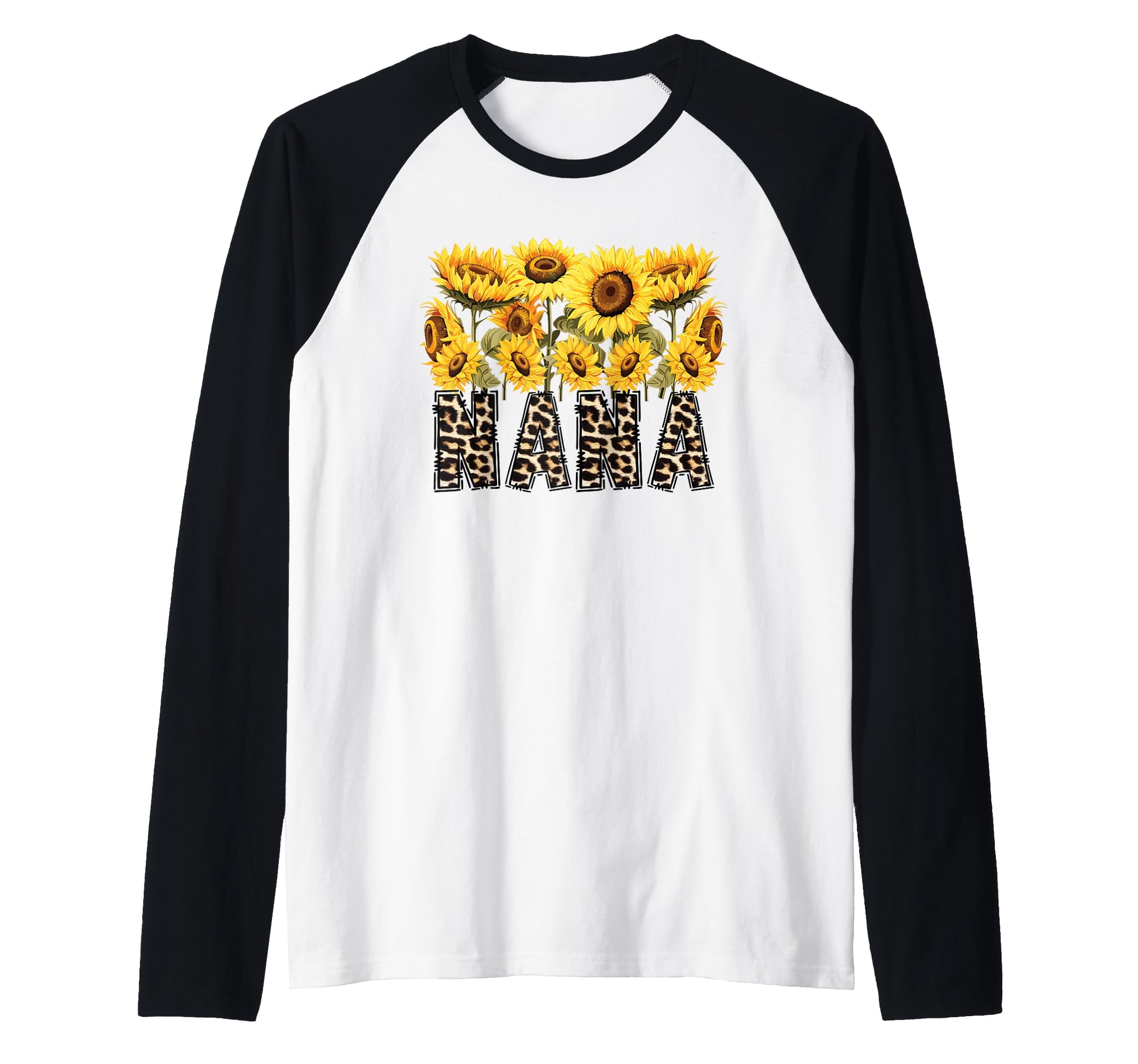Nana Grandmother Grandma Sunflowers Gift T-Shirt - Minimalist Print Unisex - T-Shirt, Sweatshirt, Hoodie
