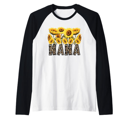 Nana Grandmother Grandma Sunflowers Gift T-Shirt - Minimalist Print Unisex - T-Shirt, Sweatshirt, Hoodie