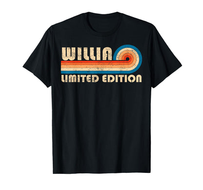 Willia 70S 80S Sunset Stripe T-Shirt - Aesthetic Graphic for Adults - T-Shirt, Sweatshirt, Hoodie