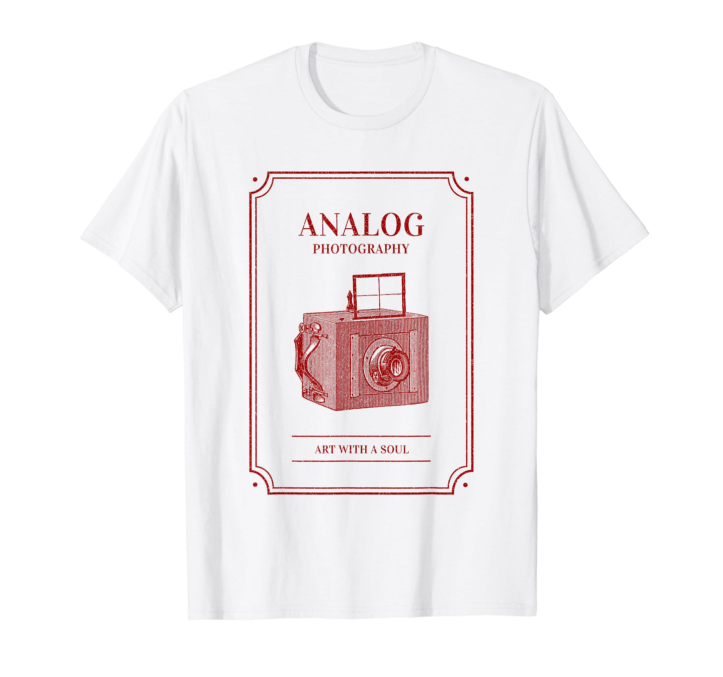 Analog Photography Art Soul Camera T-Shirt - Aesthetic Graphic Unisex - T-Shirt, Sweatshirt, Hoodie
