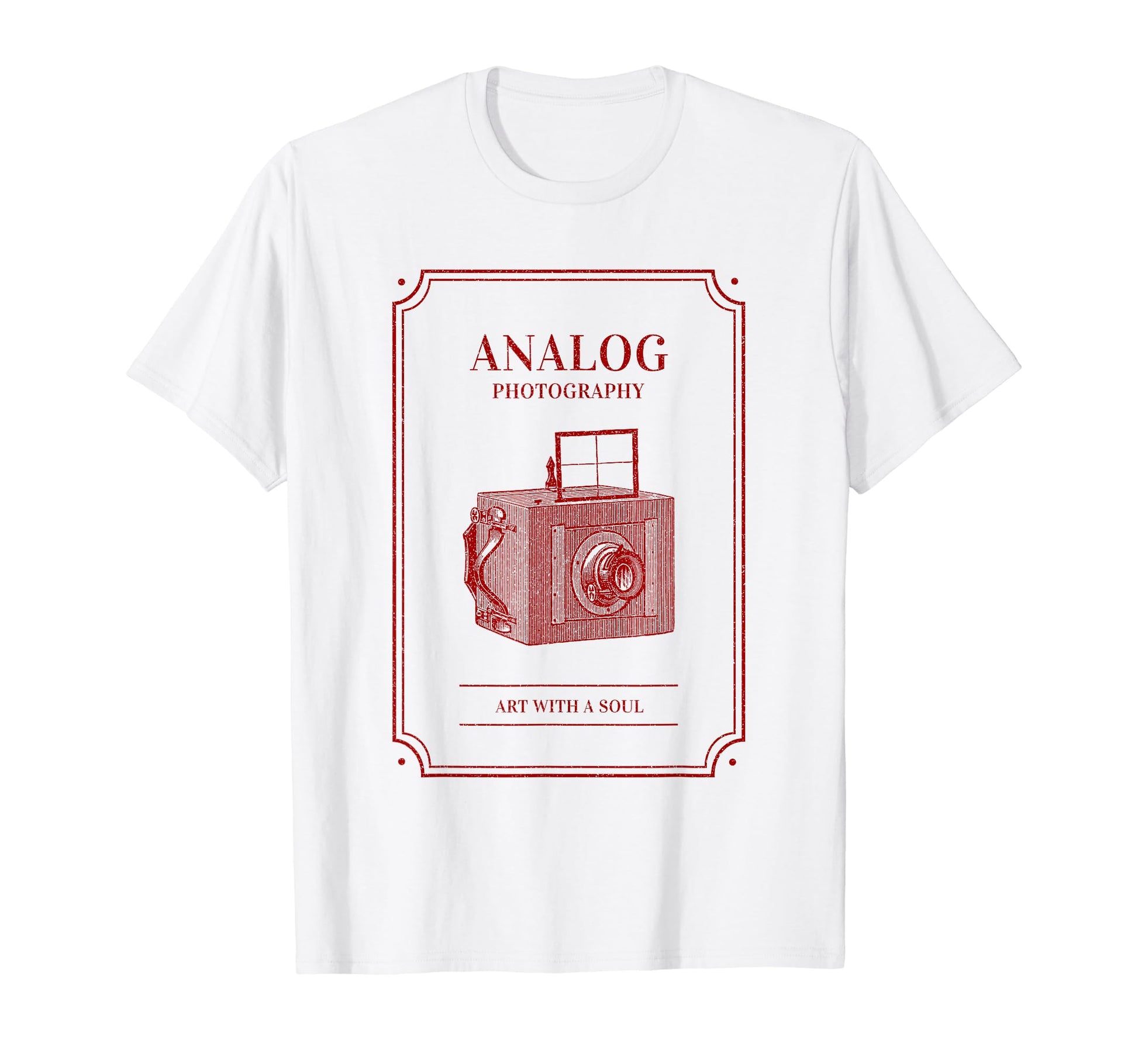 Analog Photography Art Soul Camera T-Shirt - Aesthetic Graphic Unisex - T-Shirt, Sweatshirt, Hoodie