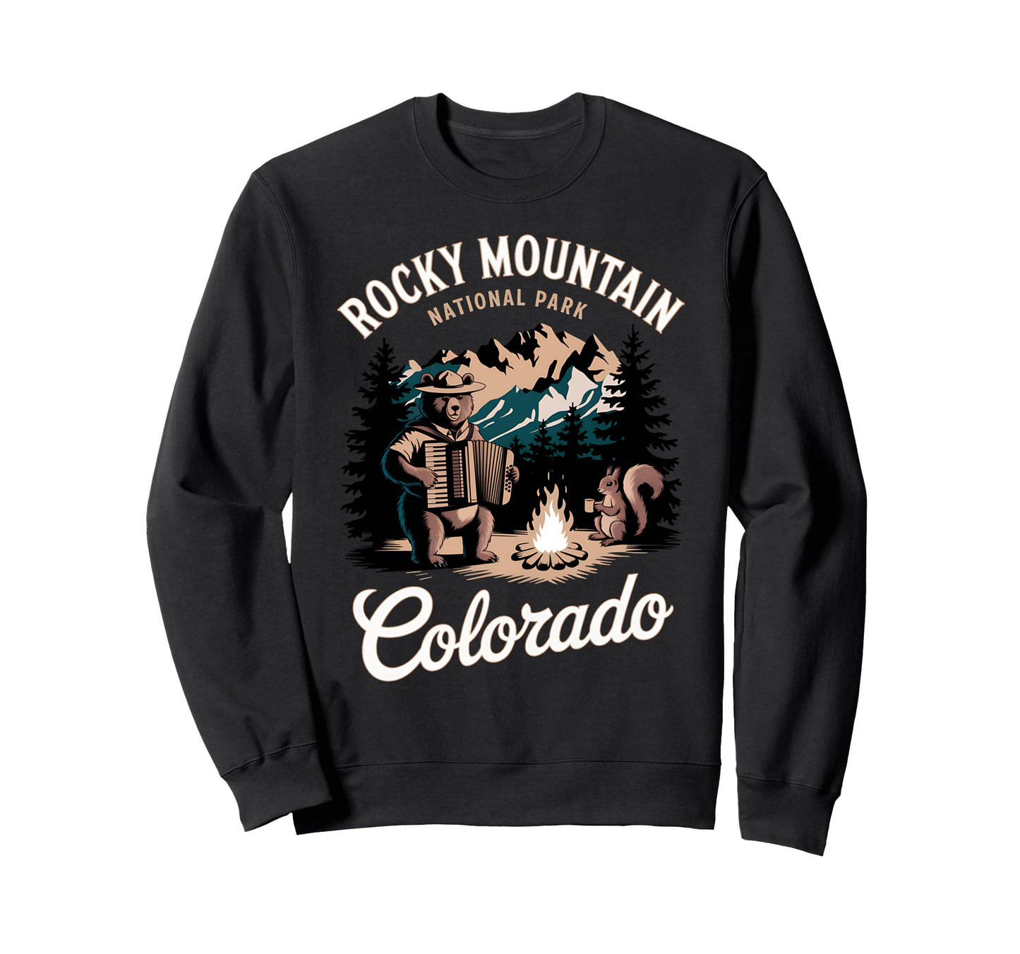 Scenic Rocky Mountain National Park Sweatshirt - Novelty Apparel Men Women - T-Shirt, Sweatshirt, Hoodie