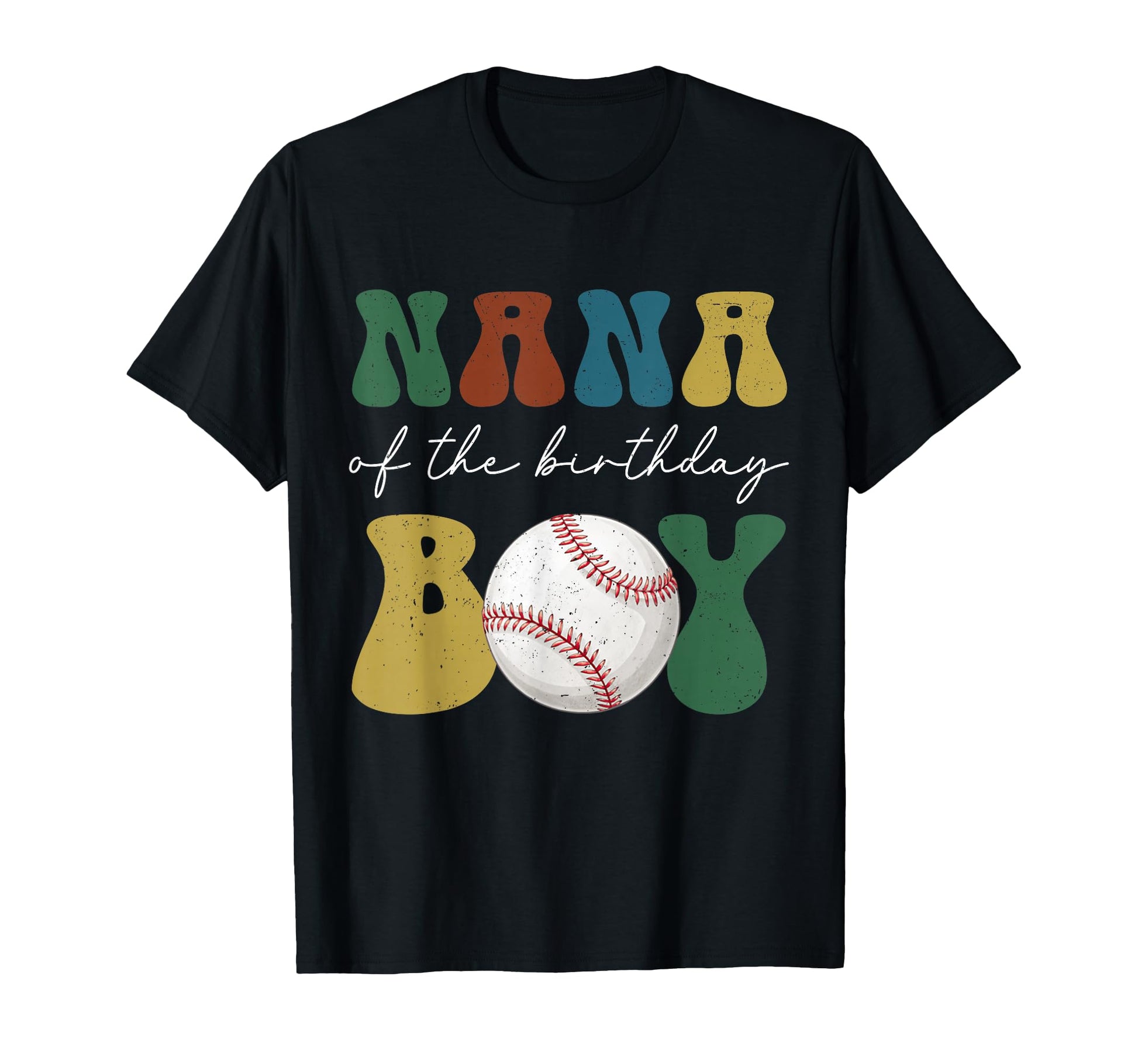 Nana Birthday Baseball Family T-Shirt - Graphic Print Men Women - T-Shirt, Sweatshirt, Hoodie