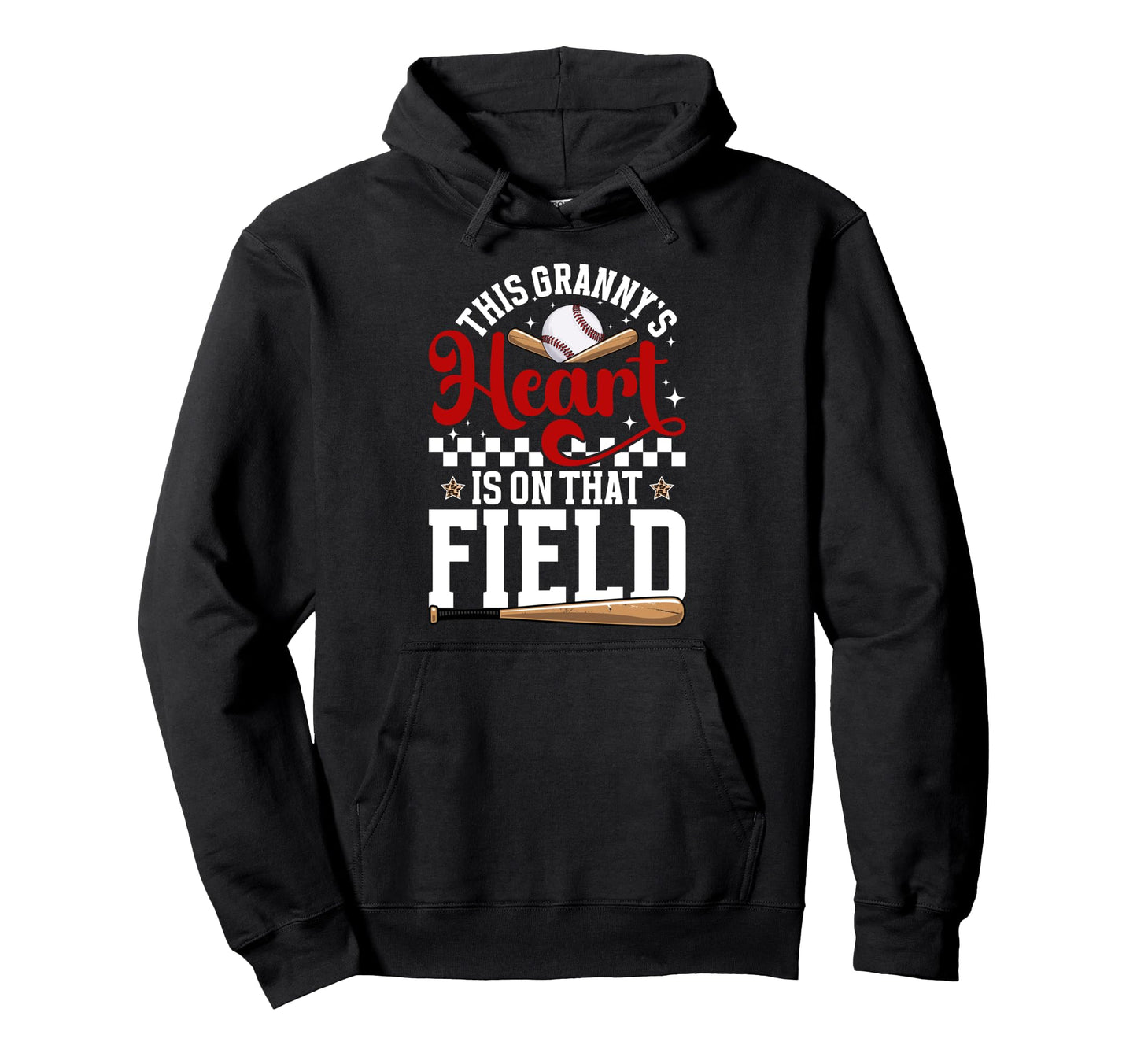 That Field Baseball Granny Baseball Player Hoodie - Unique Graphic Unisex - T-Shirt, Sweatshirt, Hoodie