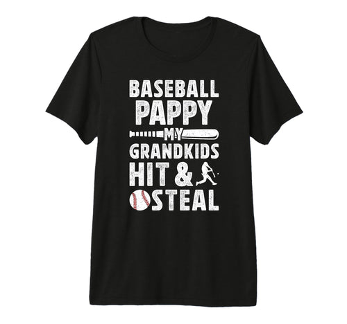 Mens Baseball Pappy Grandpa Funny Pappy T-Shirt - Graphic Print Unisex - T-Shirt, Sweatshirt, Hoodie