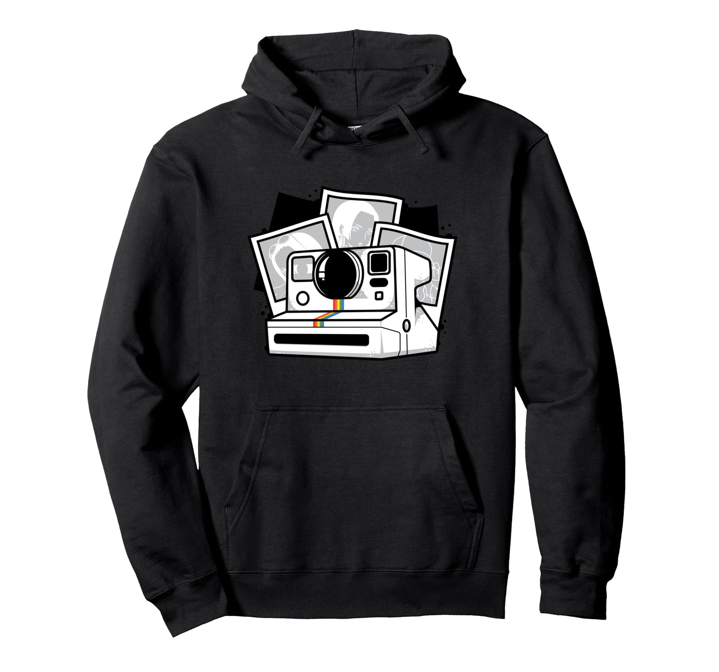 Instant Camera Photos Art Hoodie - Unique Graphic Men Women - T-Shirt, Sweatshirt, Hoodie