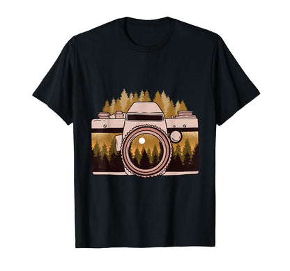 Analogue Camera Nature Filmer T-Shirt - Custom Art Print Men Women - T-Shirt, Sweatshirt, Hoodie