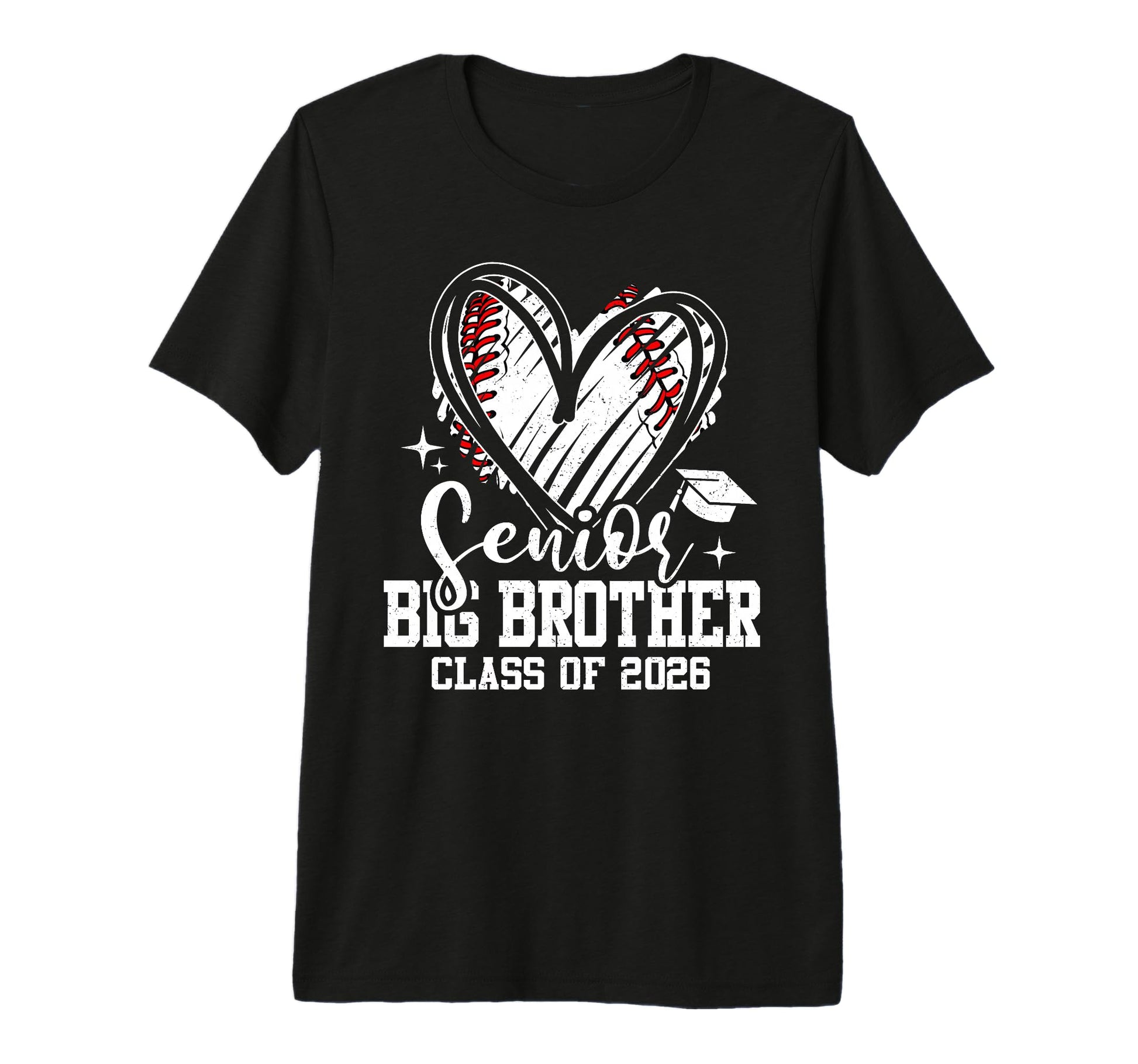 Senior Big Brother Class 2026 T-Shirt - Custom Art Print Men Women - T-Shirt, Sweatshirt, Hoodie