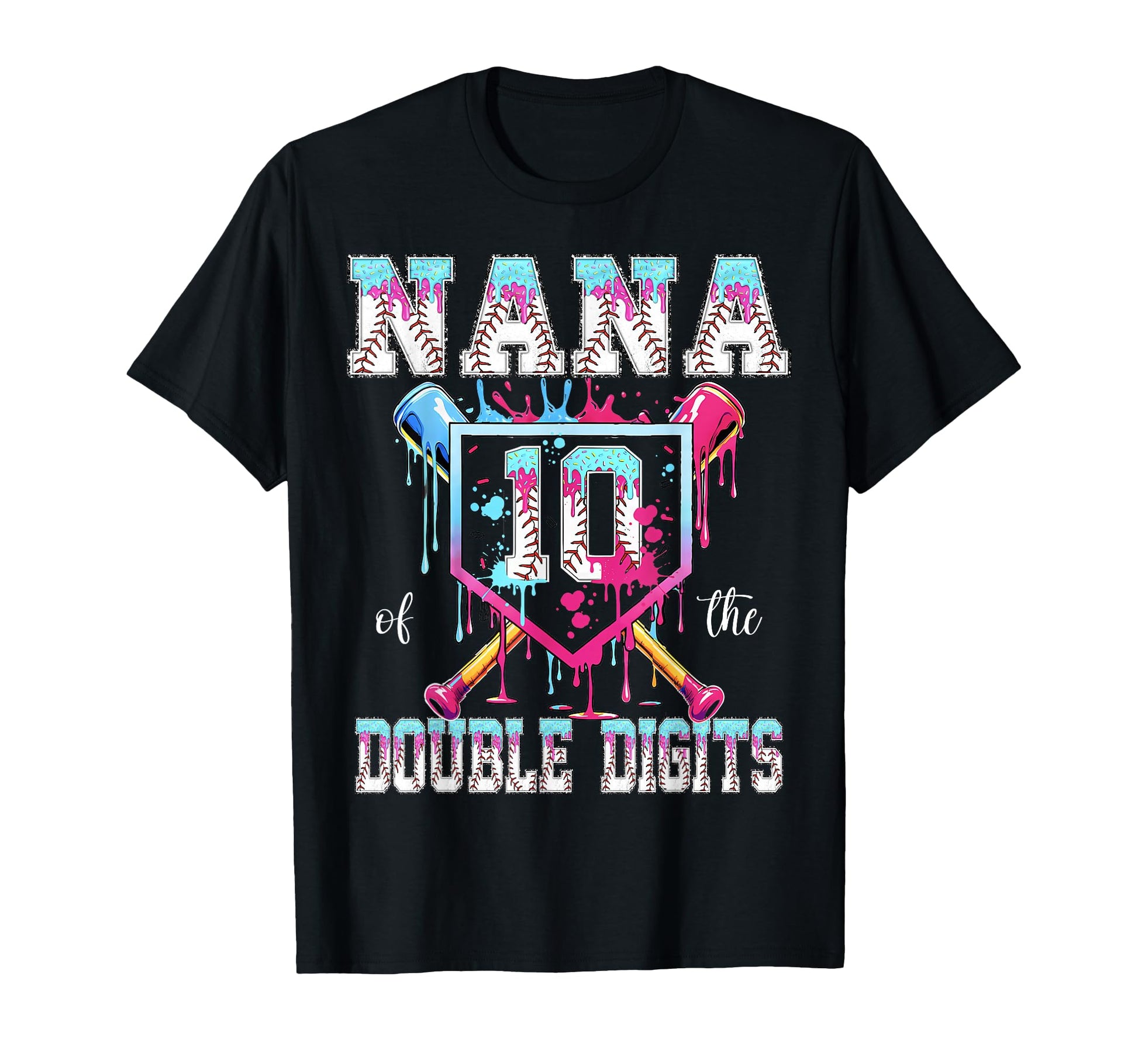 Nana Double Digits 10Th Birthday T-Shirt - Novelty Apparel for Adults - T-Shirt, Sweatshirt, Hoodie