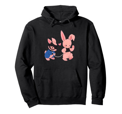 Rabbits Pride Equality Lgbtqia Puppy Hoodie - Streetwear Style for Adults - T-Shirt, Sweatshirt, Hoodie