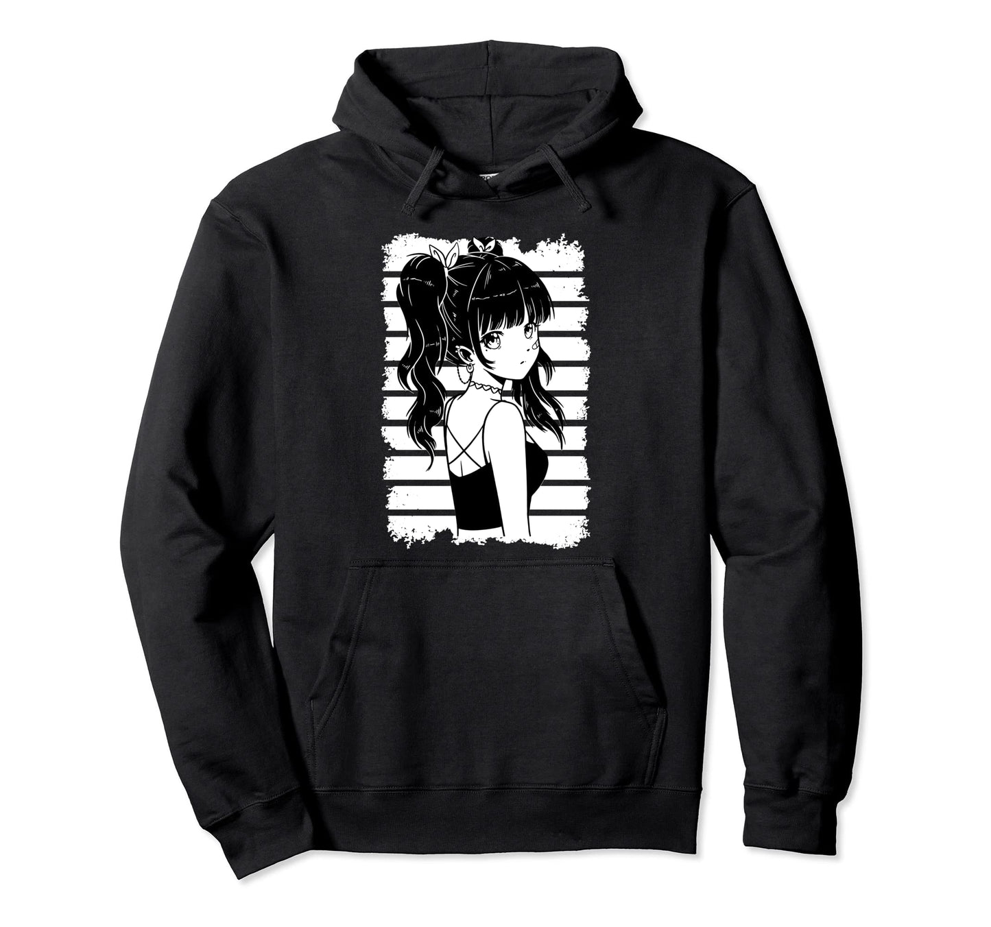 Kawaii Anime Goth Otaku Japanese Hoodie - Aesthetic Graphic Unisex - T-Shirt, Sweatshirt, Hoodie