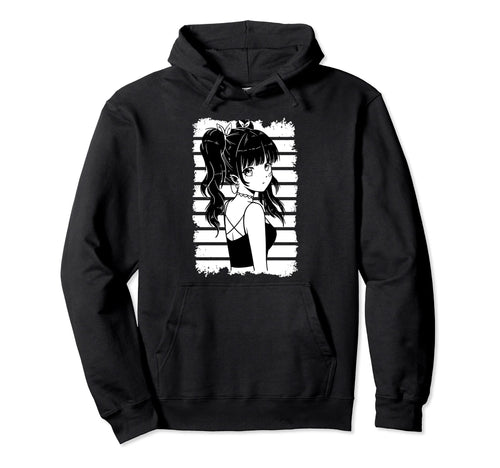 Kawaii Anime Goth Otaku Japanese Hoodie - Aesthetic Graphic Unisex - T-Shirt, Sweatshirt, Hoodie