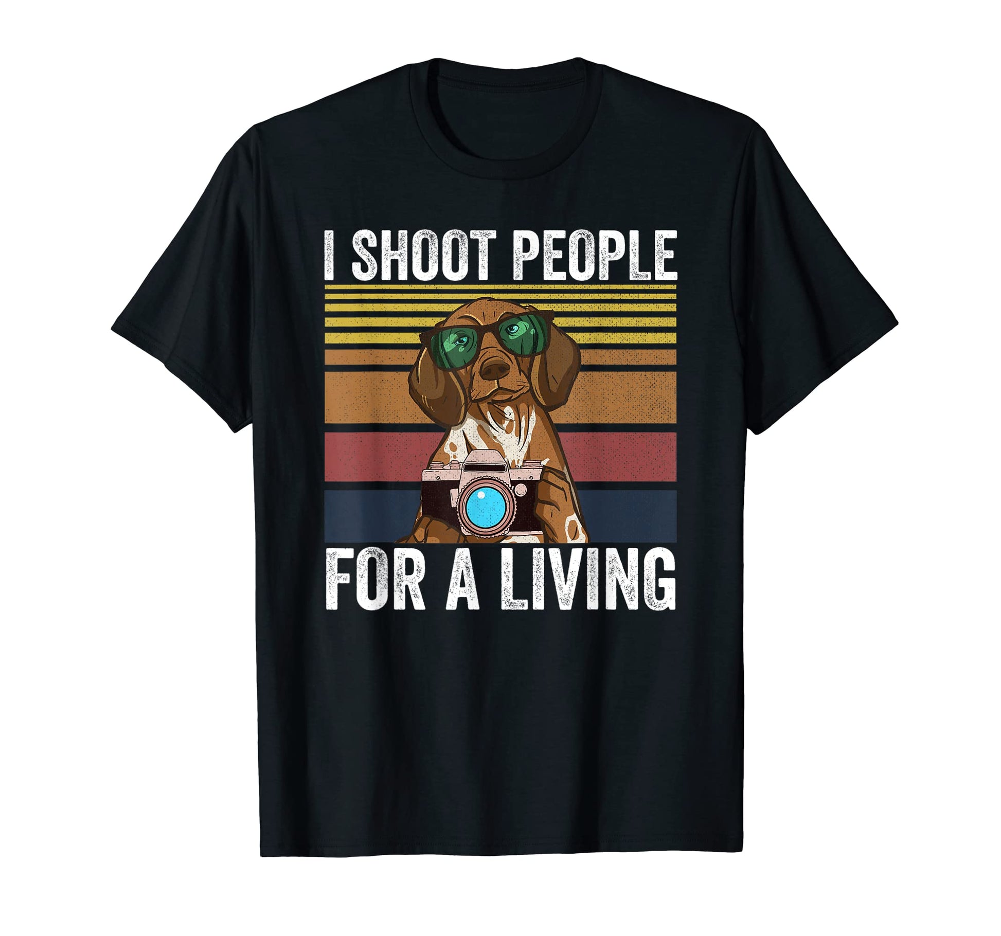 I Shoot People Living Photography Dog T-Shirt - Graphic Print for Adults - T-Shirt, Sweatshirt, Hoodie