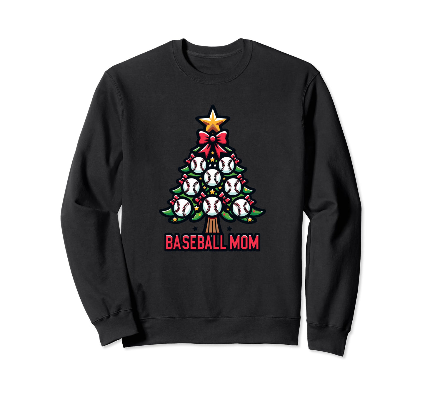 Baseball Tree Proud Baseball Mom Sweatshirt - Unique Graphic Men Women - T-Shirt, Sweatshirt, Hoodie