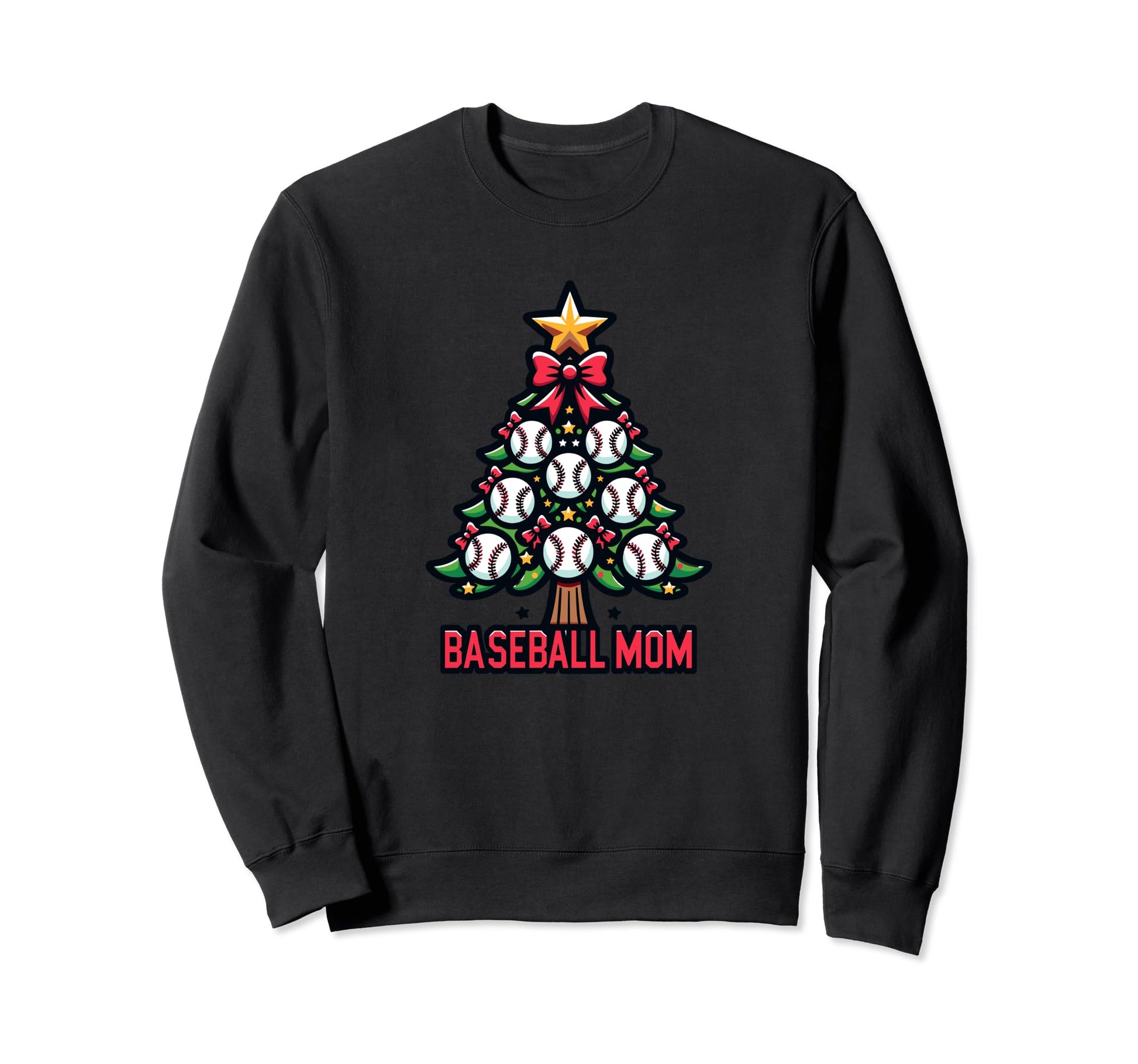 Baseball Tree Proud Baseball Mom Sweatshirt - Unique Graphic Men Women - T-Shirt, Sweatshirt, Hoodie