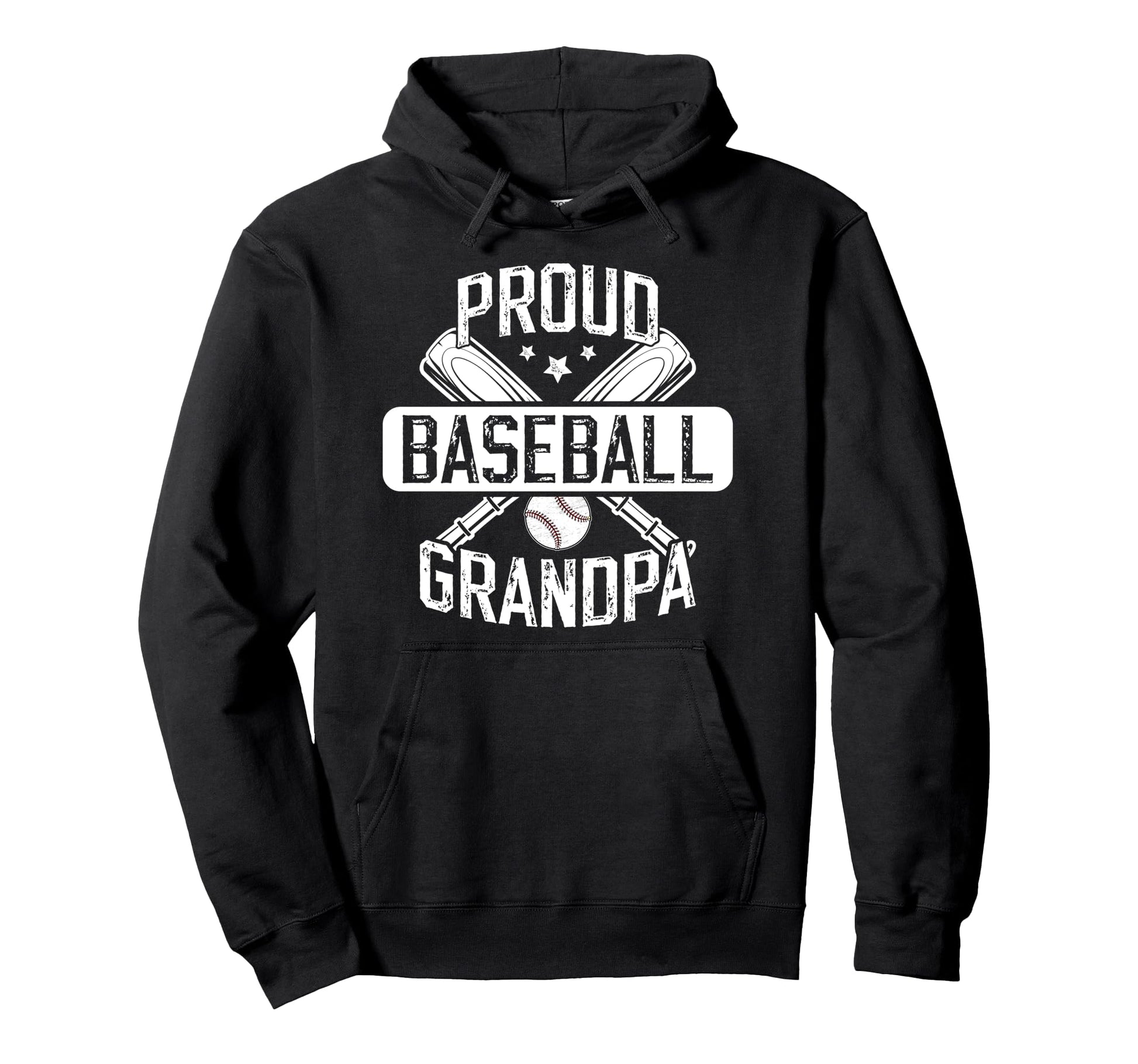 Proud Baseball Grandpa Baseball Player Hoodie - Custom Art Print Unisex - T-Shirt, Sweatshirt, Hoodie