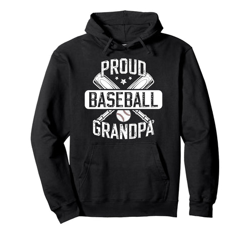 Proud Baseball Grandpa Baseball Player Hoodie - Custom Art Print Unisex - T-Shirt, Sweatshirt, Hoodie
